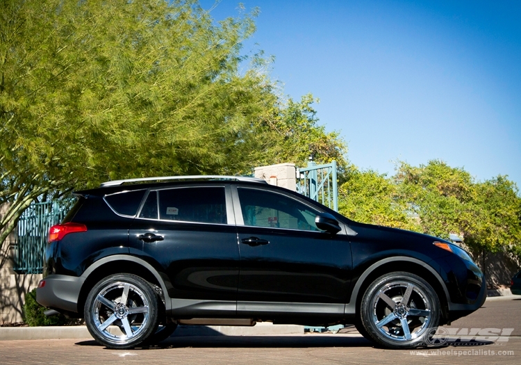 2013 Toyota RAV4 with 20" Koko Kuture Sardinia-5 in Chrome wheels