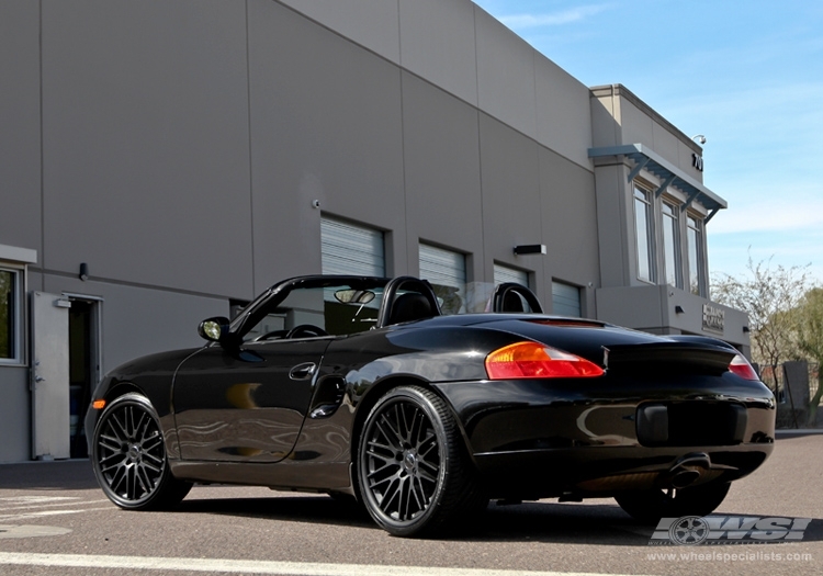 2007 Porsche Boxster with 20" Savini BM-4 in Black (Matte) wheels