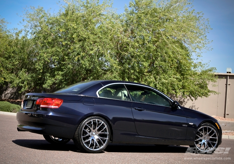 2012 BMW 3-Series with 20" Giovanna Kilis in Chrome wheels