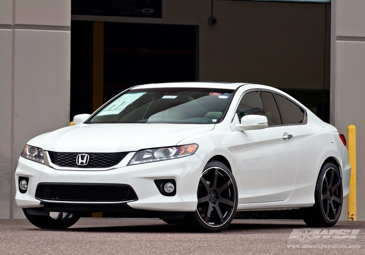 2013 Honda Accord with 20" Giovanna Andros in Matte Black wheels