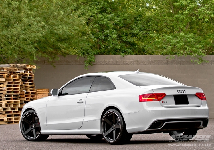 2013 Audi RS5 with 20" Koko Kuture Sardinia-5 in Matte Black wheels