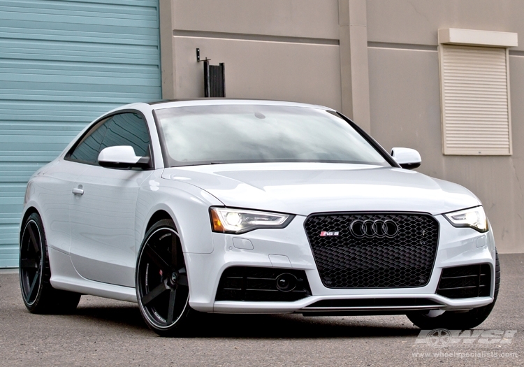 2013 Audi RS5 with 20" Koko Kuture Sardinia-5 in Matte Black wheels