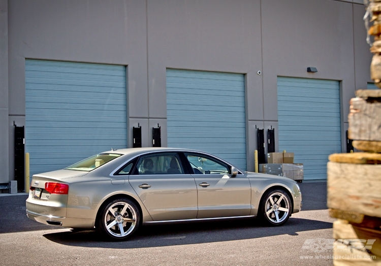 2013 Audi A8 with 20" Koko Kuture Sardinia-5 in Chrome wheels