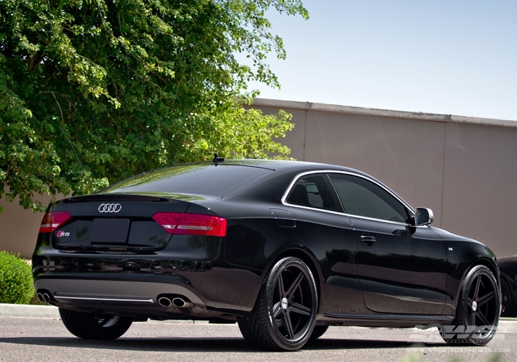 2012 Audi S5 with 20" TSW Mirabeau (2PC) in Matte Black (Multi-Piece) wheels