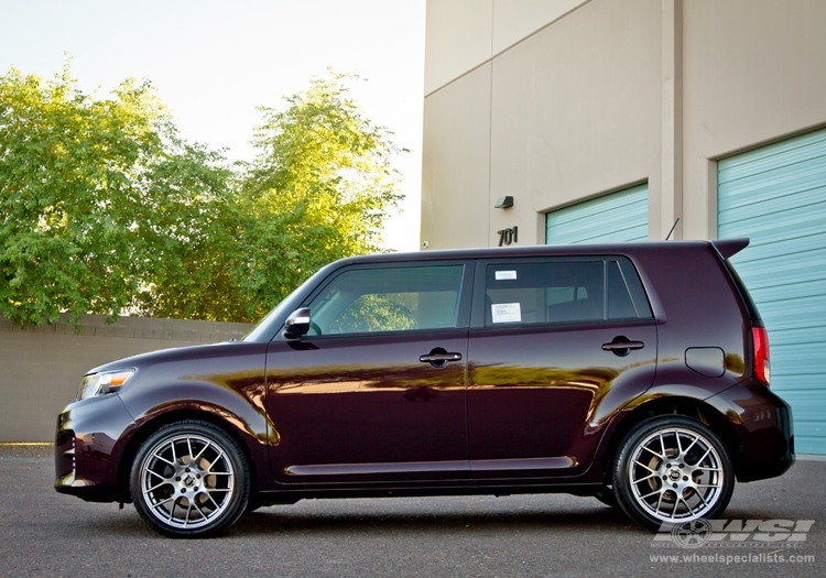 2012 Scion xB with 18" Enkei Raijin in Hyper Silver wheels