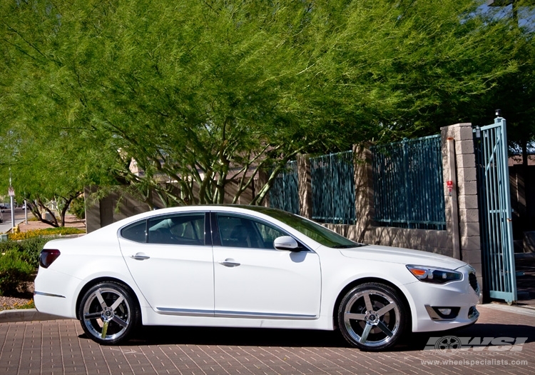 2014 Kia Cadenza with 20" Koko Kuture Sardinia-5 in Chrome wheels