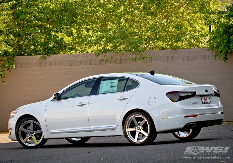 2014 Kia Cadenza with 20" Koko Kuture Sardinia-5 in Chrome wheels