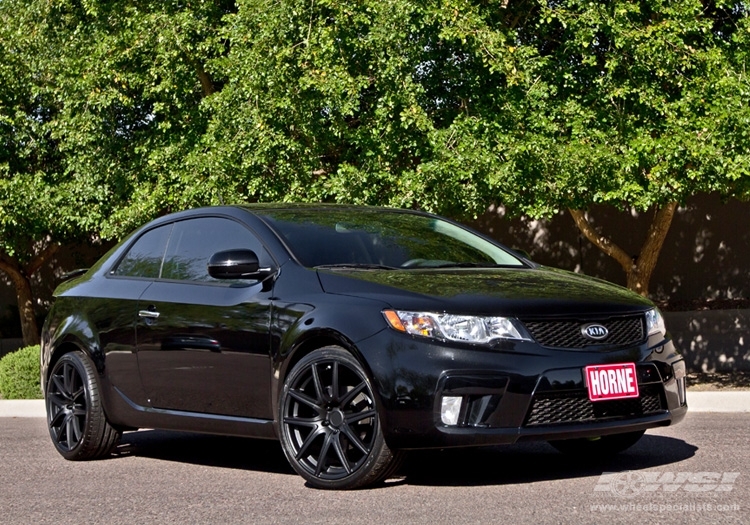 2012 Kia Forte with 19" Gianelle Valencia in Matte Black wheels