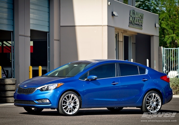 2014 Kia Forte with 19" Enkei Ammodo in Silver wheels