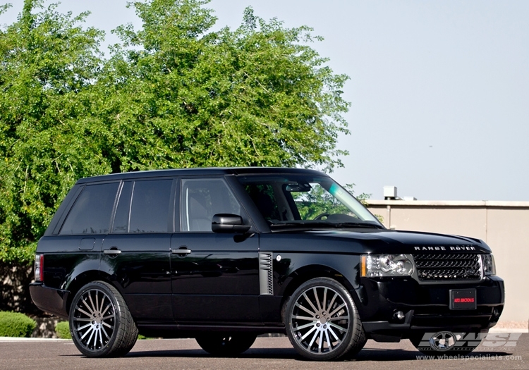 2013 Land Rover Range Rover with 22" Redbourne Dominus in Gunmetal (Mirror Cut Face) wheels