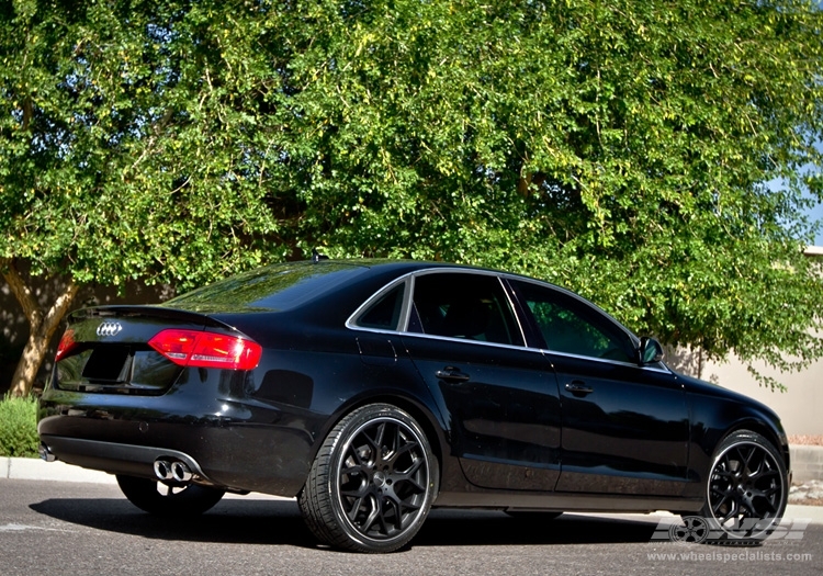 2012 Audi A4 with 20" Gianelle Puerto in Matte Black wheels