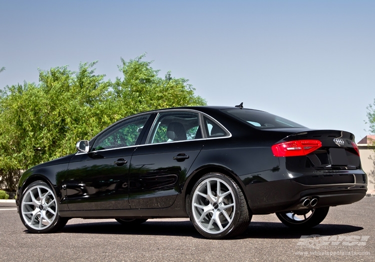 2012 Audi A4 with 20" Giovanna Portofino-RL in Silver wheels