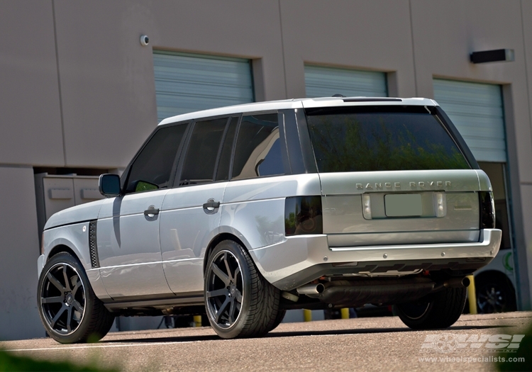 2013 Land Rover Range Rover with 22" Giovanna Andros in Matte Black wheels