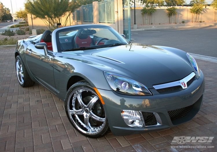 2008 Saturn Sky with 20" Enkei LS-5 in Chrome (Luxury Sport) wheels