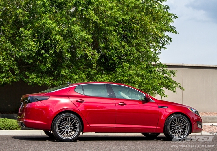 2013 Kia Optima with 20" Savini BM-4 in Titanium wheels