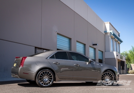 2012 Cadillac CTS with 20" Giovanna Martuni in Machined Black wheels