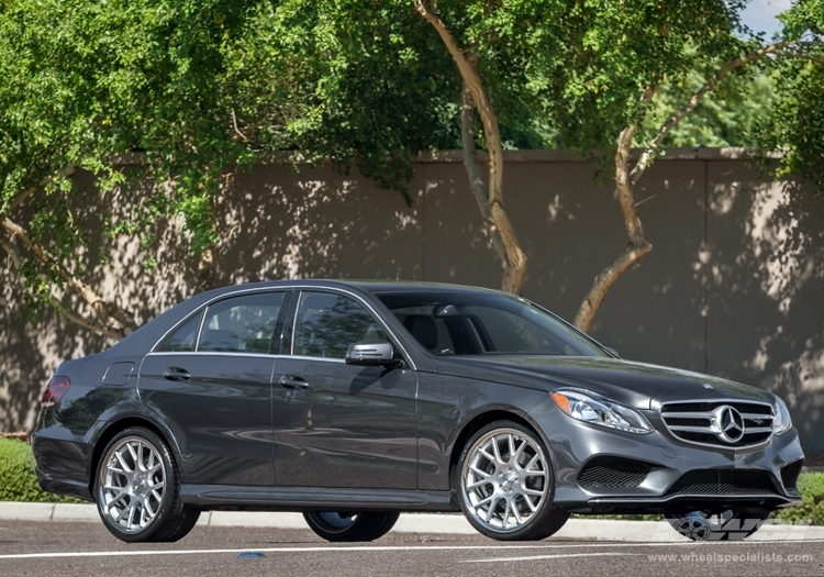 2013 Mercedes-Benz E-Class with 20" Vossen CV2 in Matte Silver (DISCONTINUED) wheels