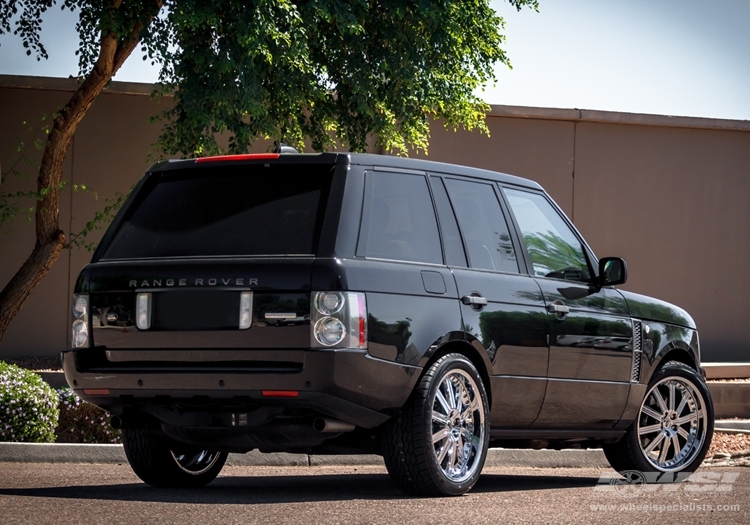 2012 Land Rover Range Rover with 22" Redbourne Baron in Chrome wheels