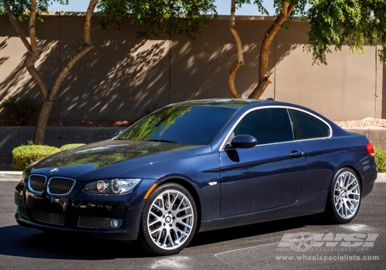 2012 BMW 3-Series with 20" Beyern Spartan (RF) in Chrome (Rotary Forged) wheels