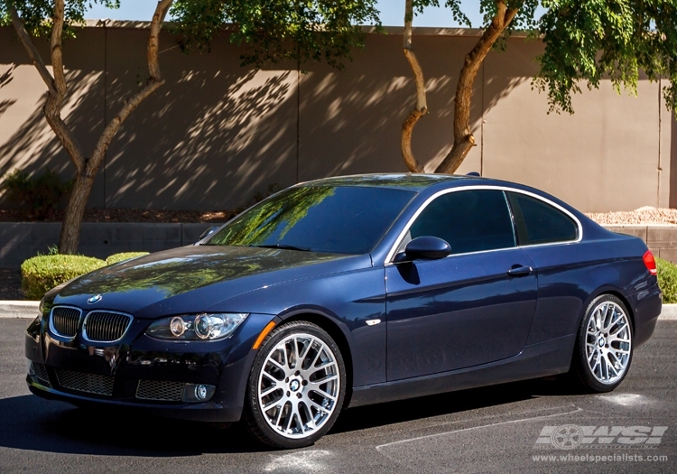 2012 BMW 3-Series with 20" Beyern Spartan (RF) in Chrome (Rotary Forged) wheels