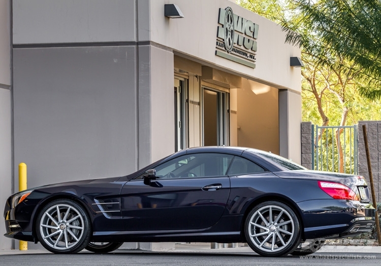 2013 Mercedes-Benz SL-Class with 20" Vossen CVT in Silver Metallic wheels