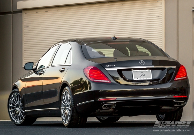 2014 Mercedes-Benz S-Class with 20" Mandrus Rotec (RF) in Chrome (Rotary Forged) wheels