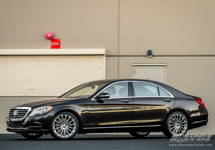 2014 Mercedes-Benz S-Class with 20" Mandrus Rotec (RF) in Chrome (Rotary Forged) wheels