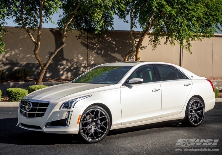 2014 Cadillac CTS with 20" Gianelle Puerto in Matte Black wheels