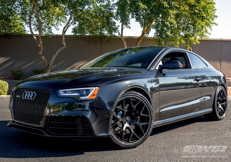 2013 Audi RS5 with 20" Gianelle Puerto in Matte Black wheels