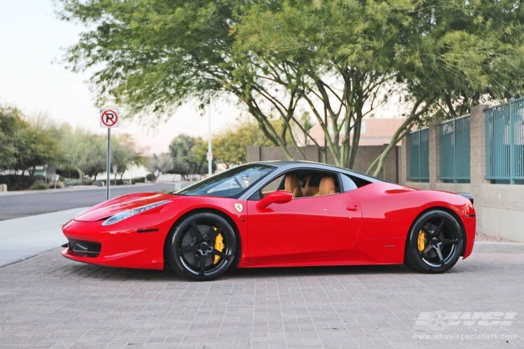 2011 Ferrari 458 Italia with 20" CEC 884 in Machined (Matte Gunmetal) wheels