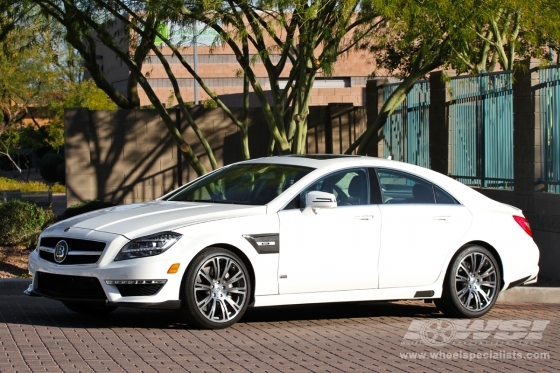 2012 Mercedes-Benz CLS-Class with 20" Brabus Monoblock R in Machined wheels