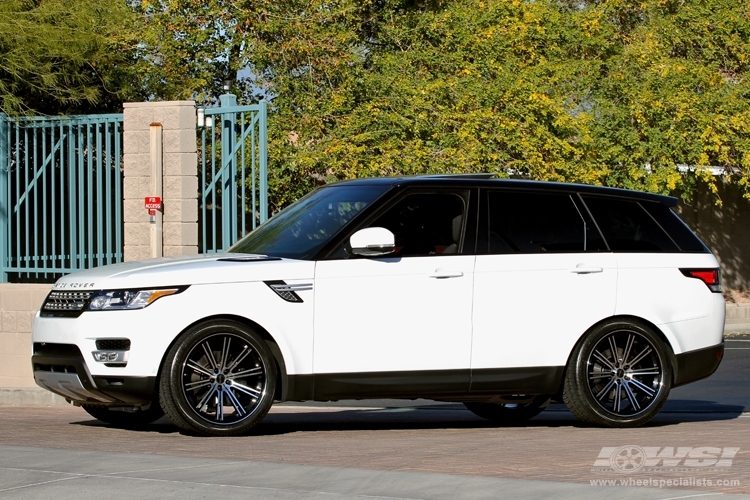 2014 Land Rover Range Rover Sport with 22" Savini BM-3 in Brushed Black (Black lip) wheels