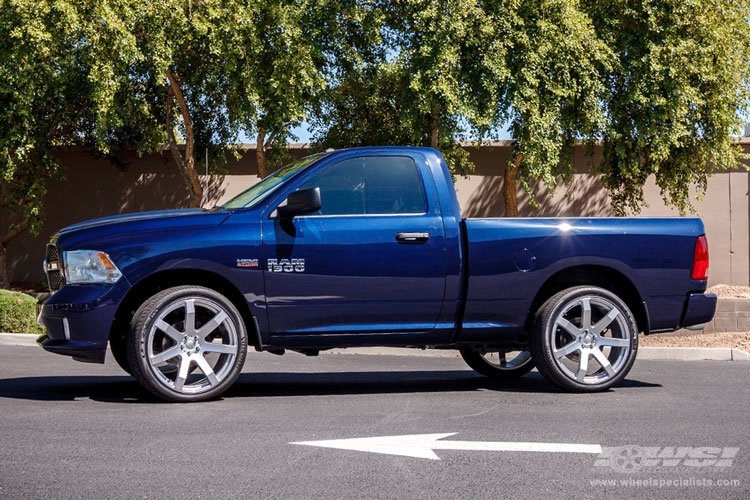 2014 Ram Pickup with Giovanna Andros in Silver Machined wheels