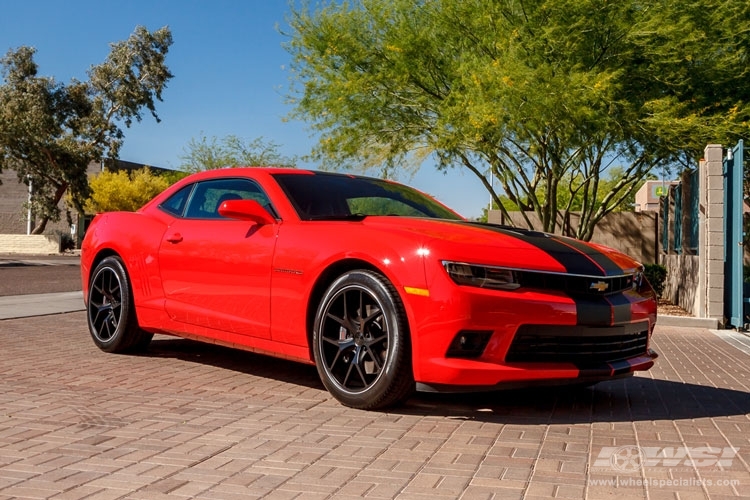 2014 Chevrolet Camaro with 20" Giovanna Portofino-RL in Matte Black wheels