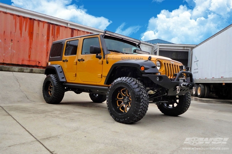 2013 Jeep Wrangler with 20" Black Rhino Glamis in Matte Black wheels