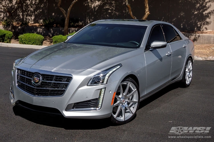 2014 Cadillac CTS with 20" TSW Interlagos (RF) in Mirror Cut (Rotary Forged) wheels