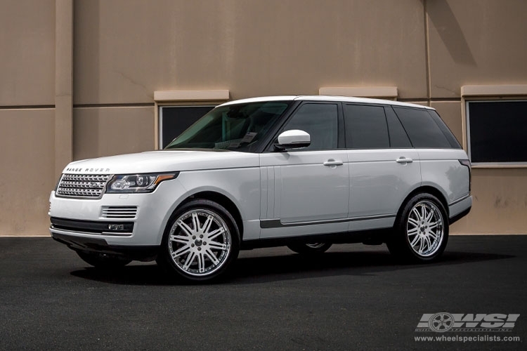 2014 Land Rover Range Rover with 22" Strut Grilles  Range Rover  in Chrome wheels