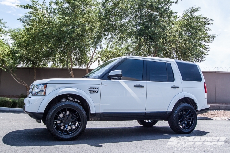 2012 Land Rover LR4 with 20" Giovanna Shaki in Black wheels