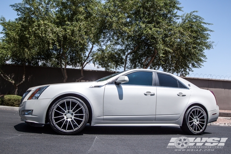 2012 Cadillac CTS with 20" Savini BM-9 in Silver Machined wheels