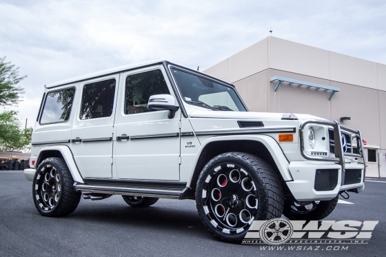 2013 Mercedes-Benz G-Class with 22" Forgiato Rivoto-T in Chrome wheels