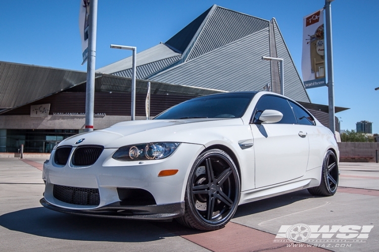 2013 BMW M3 with 20" TSW Mirabeau (2PC) in Matte Black (Multi-Piece) wheels