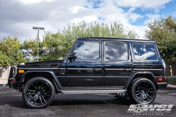 2014 Mercedes-Benz G-Class with 22" TSW Gatsby in Matte Black wheels