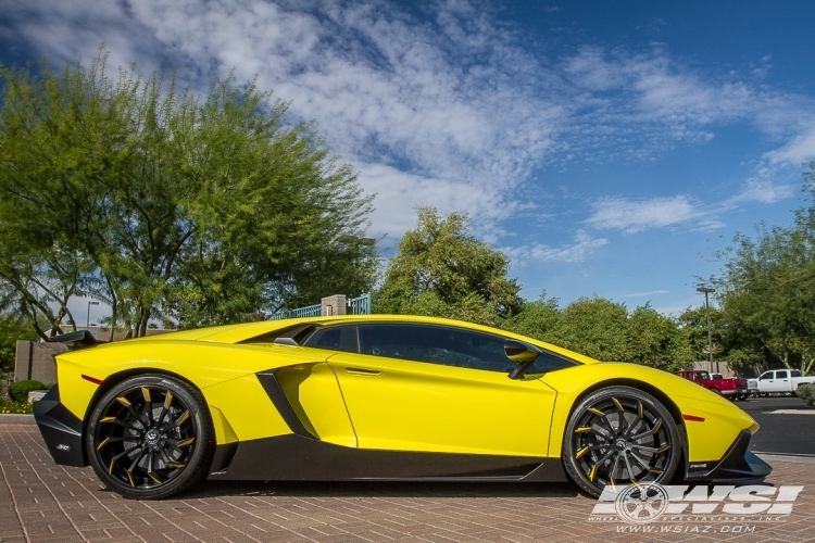 2015 Lamborghini Adventador with 20" Forgiato Navaja-ECX in Custom wheels