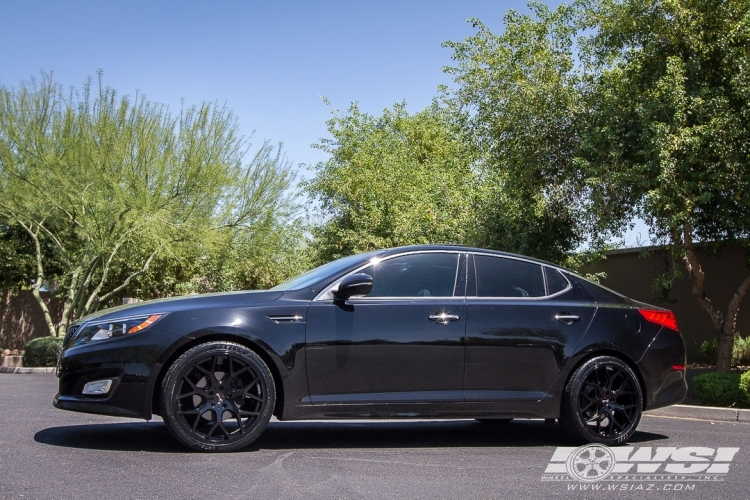 2015 Kia Optima with 20" Gianelle Puerto in Gloss Black wheels