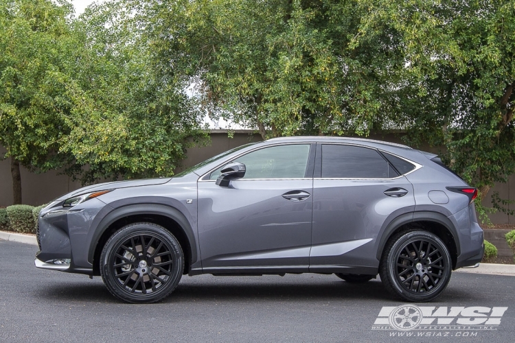 2015 Lexus NX with 20" TSW Donington in Matte Black wheels