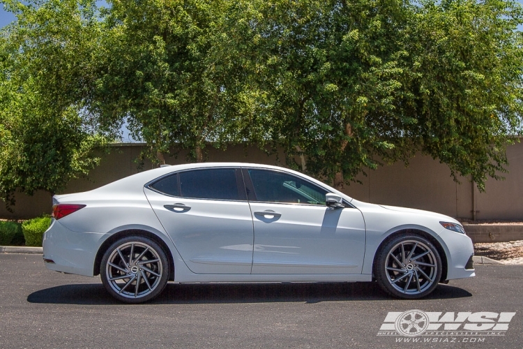 2015 Acura TLX with 20" RSR R701 in Gray wheels