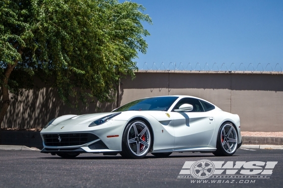 2014 Ferrari F12 with 21" GFG Forged FM-212 in Custom wheels