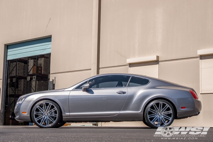 2006 Bentley Continental with 22" Heavy Hitters HH11 in Chrome wheels