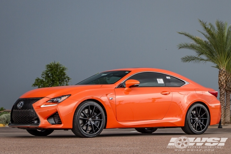 2015 Lexus RC with 20" Gianelle Davalu in Satin Black wheels