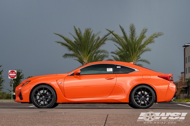 2015 Lexus RC with 20" Gianelle Davalu in Satin Black wheels